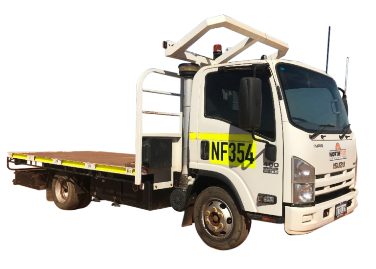 4t Flat Bed Truck Hire (ROPS) Mine Spec Northfleet